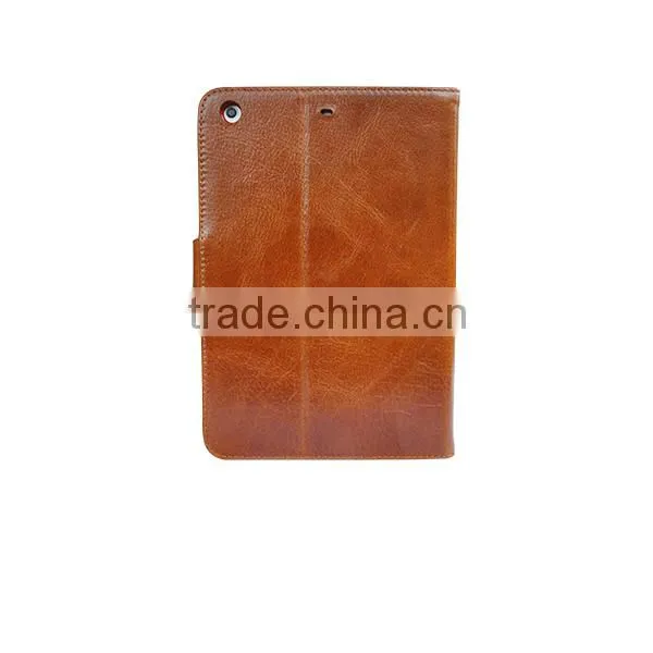 Folder Book Style Flip Case Cover For Ipad Mini, For Ipad Mini Leather Case