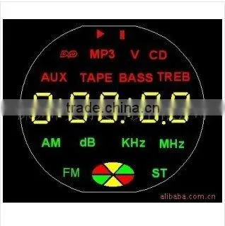 red color 0.5 inch one digit seven segment led display screen