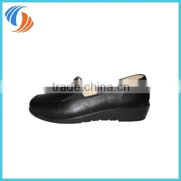 Women Black Casual Shoes PU Leather Shoes