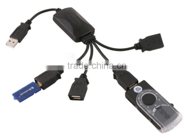 Octopus 4 Port USB 2.0 Hub Splitter Cable Wholesale usb hub