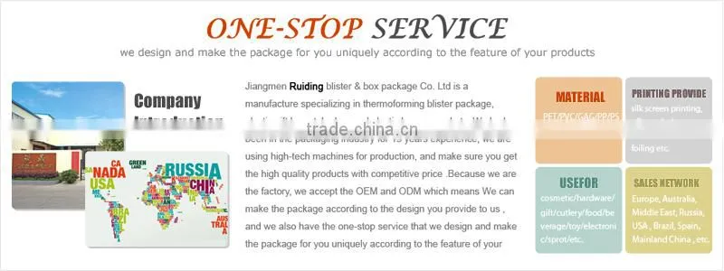 pvc packaging clear box