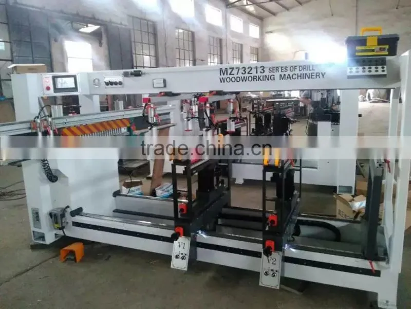 woodworking 3 row drilling machine