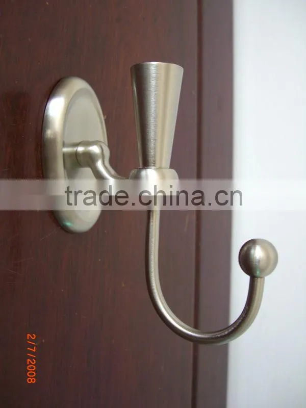 High Quality bathroom accessories brushed nickel towel robe hook