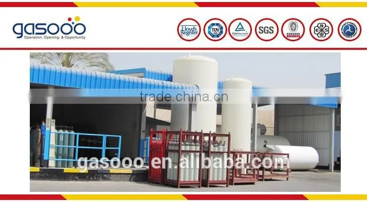 ASME 10m3 liquid oxygen tank for cryogenic storage tank