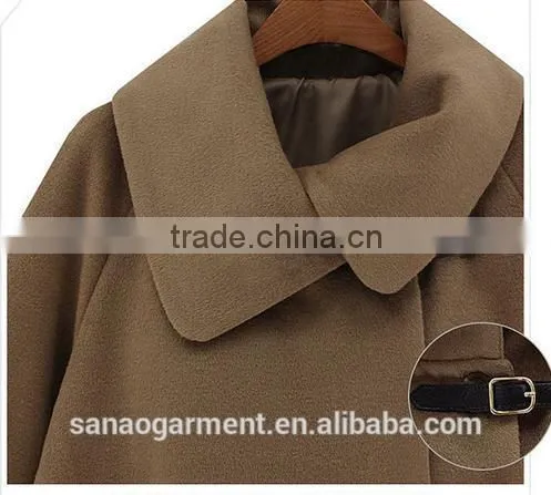 2015 European style women's cloak wool coat