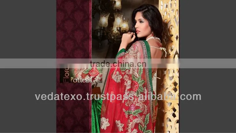 Zari embroidery Saree