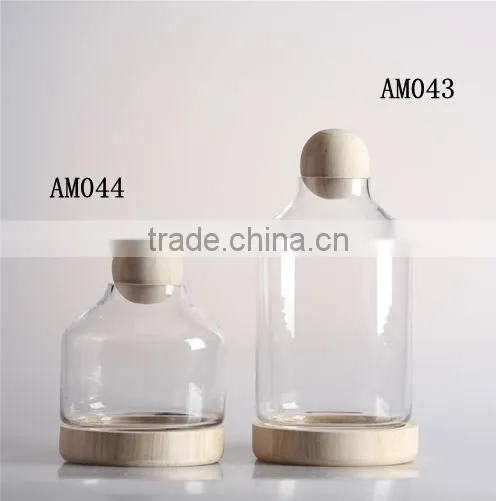 30" Jumbo 3 Photos GLASS DISPLAY CLOCHE DOME BELL LARGE round