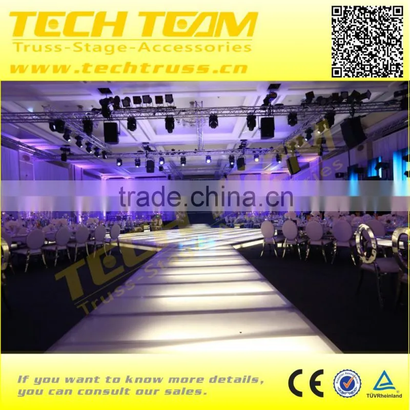 New Design Adjustable Toughened Glass outdoor wedding Mandap Stage