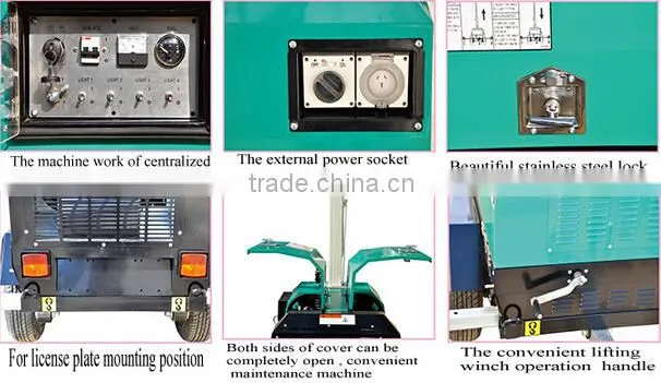 cheap Chinese manufacturer GNZM41C Manual lifting trailer lighting vehicle