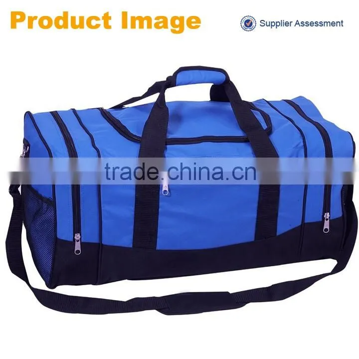 2016 China new large capacity colorful polyester traveling bag