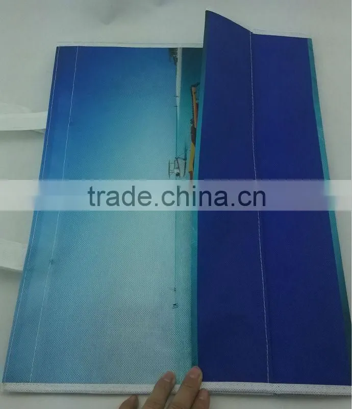 Professional custom 100% R-PET recyclable non woven bag