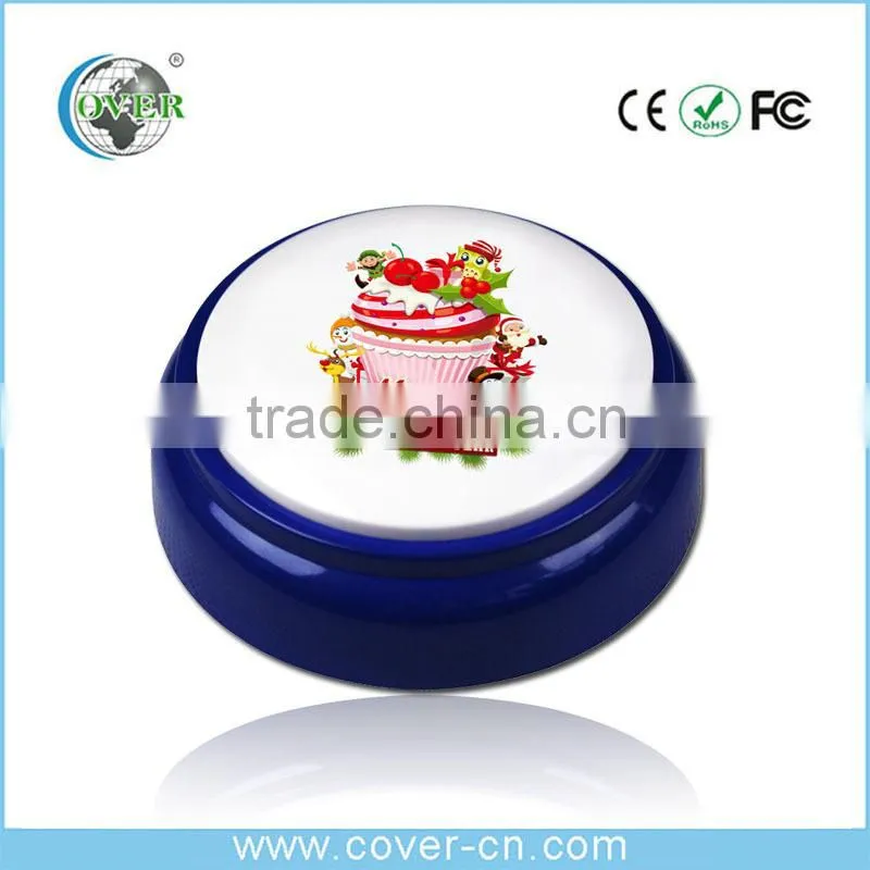Promotional Sound button, Music button,Recorded easy button,buzzer For Gifts
