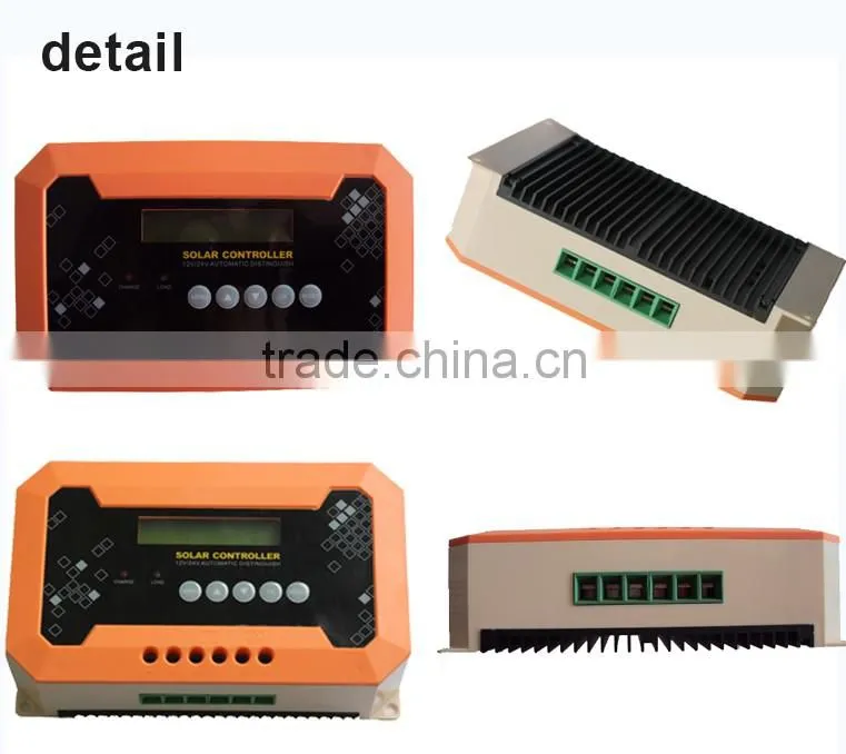LCD display low price low voltage 30a li-ion charge controller solar 12v