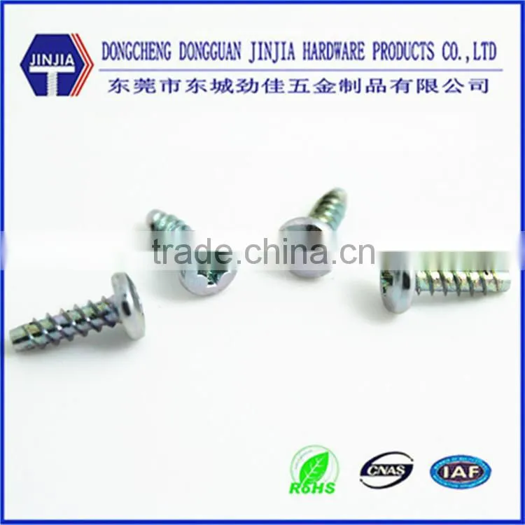 m3*12 black countersunk head phillips sef tapping screw din7982