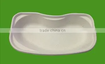 Dongguan manufacturer disposable hospital nursing recycle medical pulp kidney dish tray