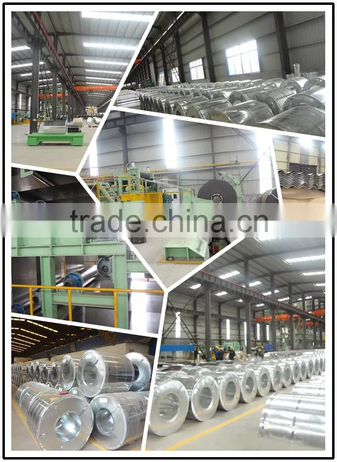 Zinc coating 15g-275g/m2 900mm width 0.48mm thickness galvanized steel for construction
