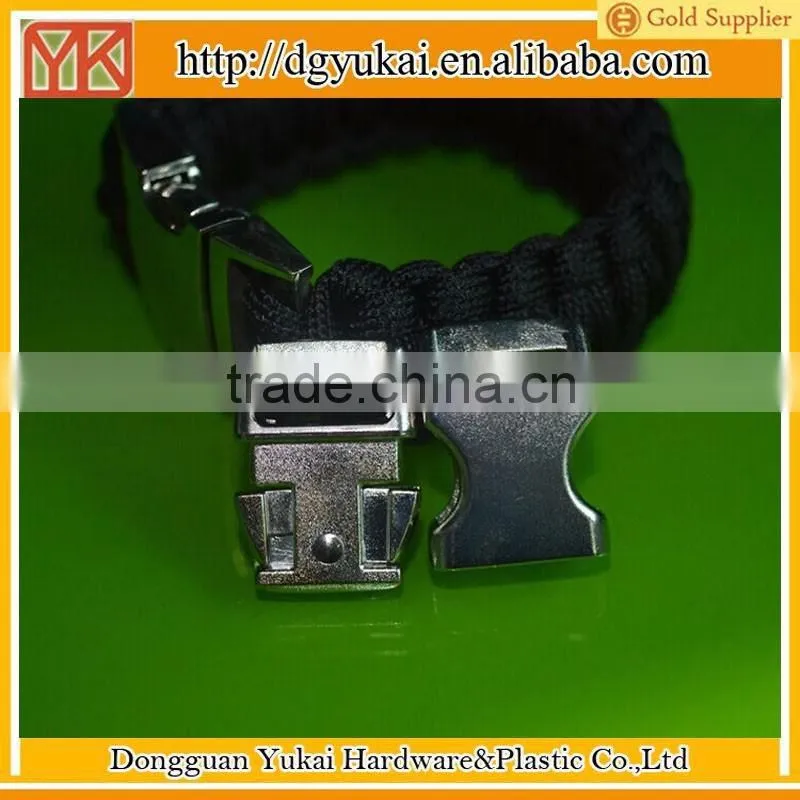 Yukai Paracord 5/8" alloy buckle clasp for survival paracord bracelet