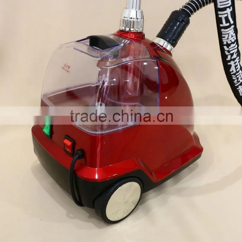 Foot step hanging garment steamer ironing machine for home appliance