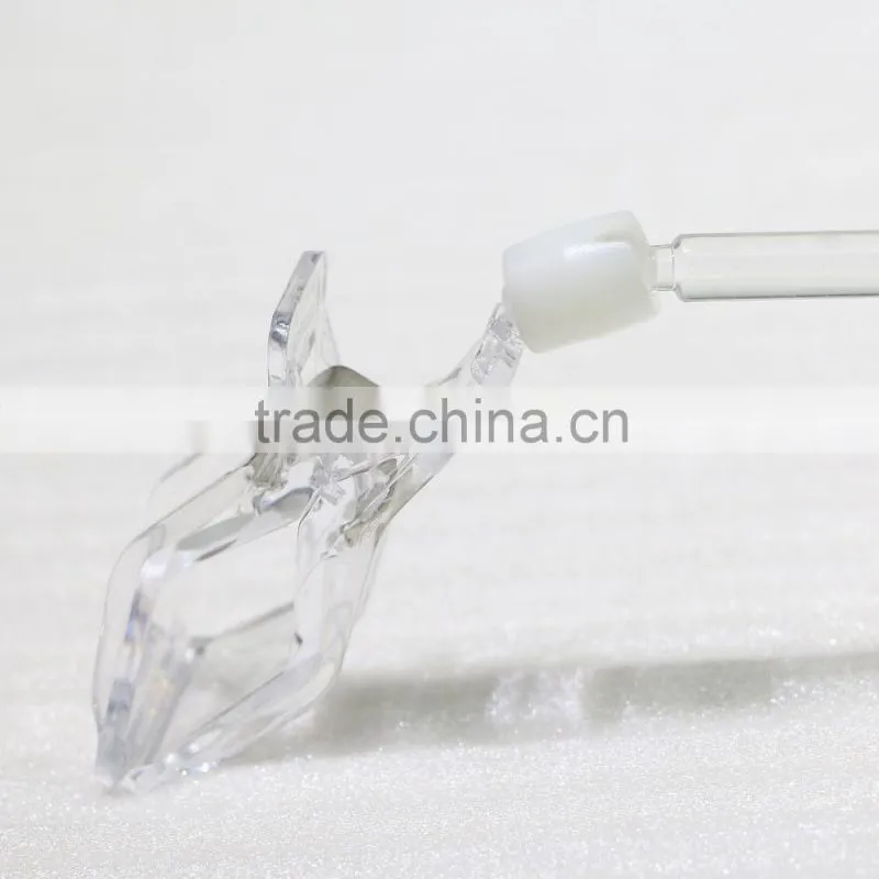 Durable transparent POP sign holder for display