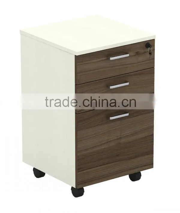 Mobile pedestal storage drawer side cabinet for office desk workstation