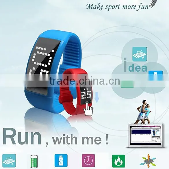 Cheap Pedometer Wrist Watch - 3D Pedometer LED Display USB Flash Drive 8GB ROM SV007567