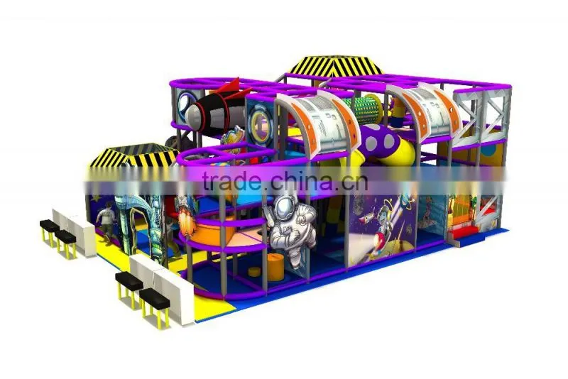 2015 New design police station used commercial kids indoor playground