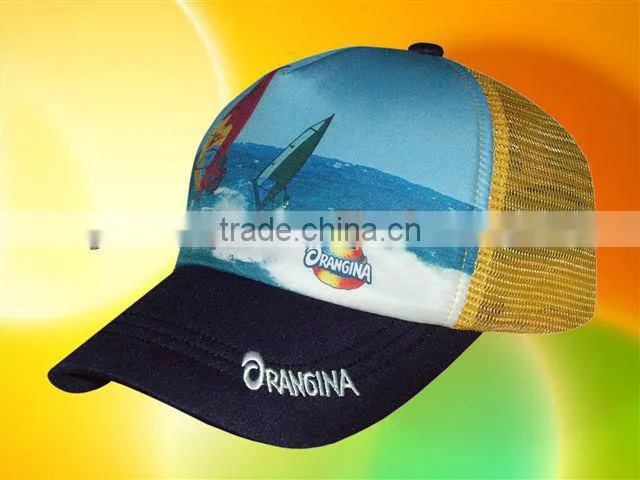 green trucker cap