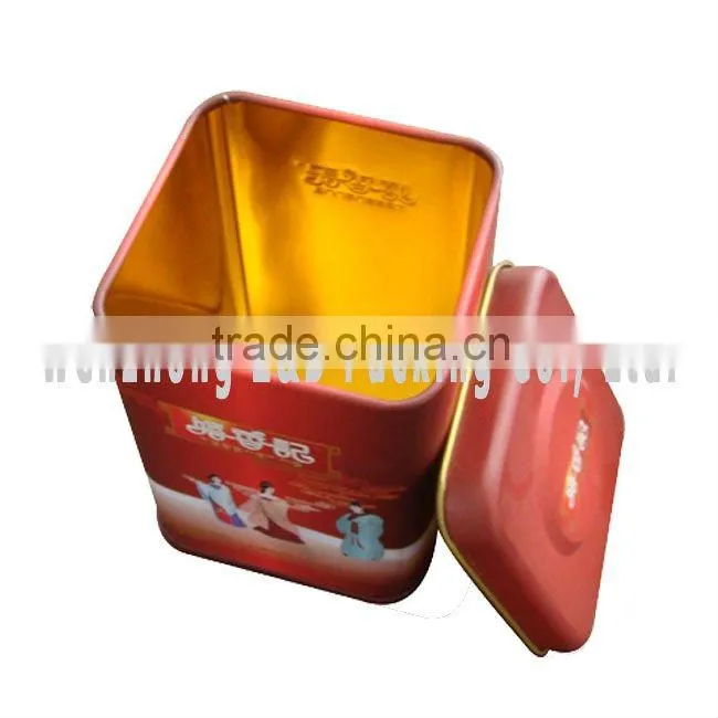 tin can for tea, tin can tea