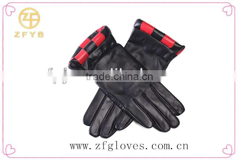 ZF 2678 Unique Design and New style Leather Glove Manufacturers