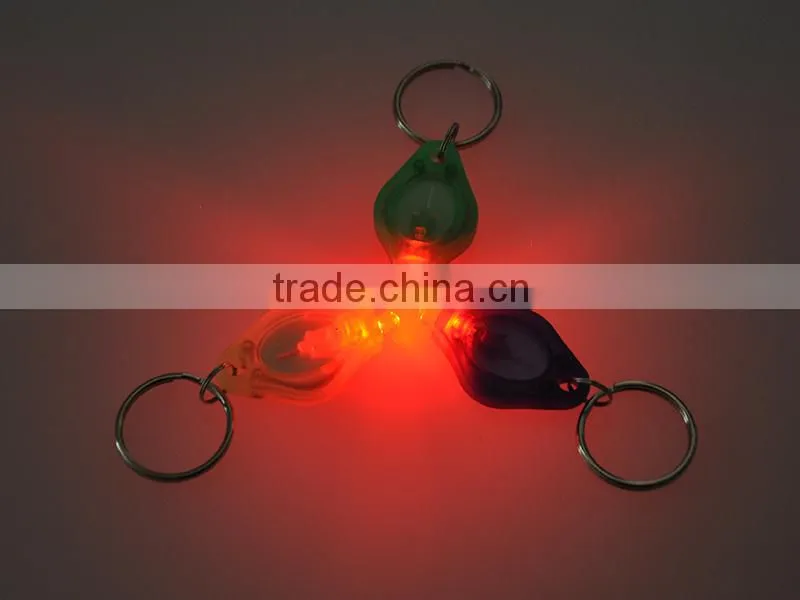 Wholesale 3000mcd Red Light LED Keychain Custom LED Key Chain Manufacturer