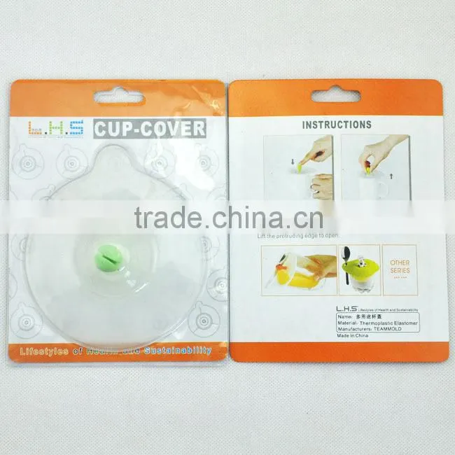 Sprout Shape Silicon Tea Cup lid