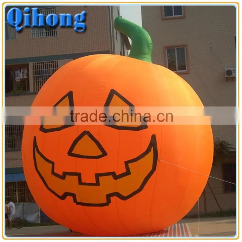outdoor advertising helium balloon halloween big inflatable pumpkin model for hallowmas