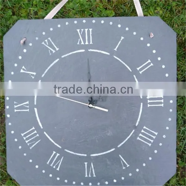 different stone decorative wall clock cover, clock face.