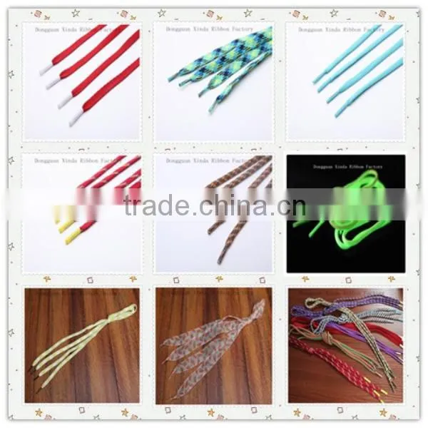 Dongguan manufacturer waxed flat laces