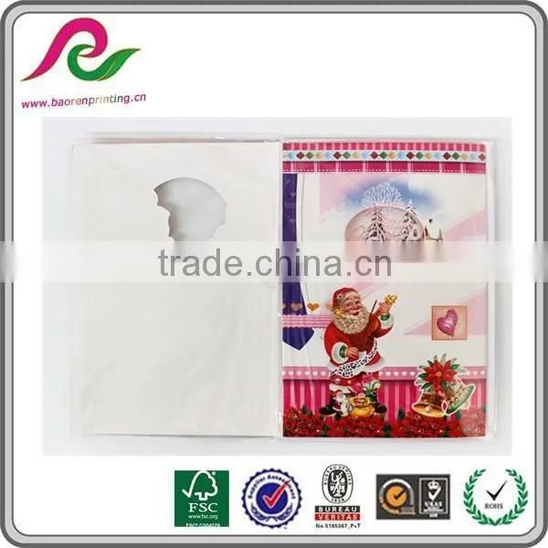 2016 christmas decoration favor gift greeting cards