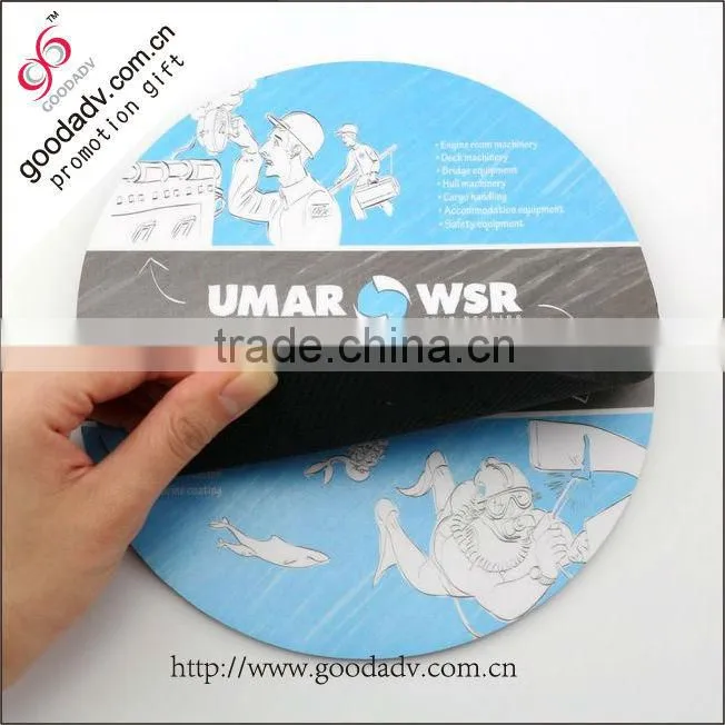 natural rubber mouse pad / custom rubber mouse pad / natural rubber foam mouse pad
