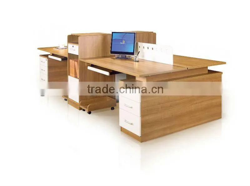wooden office partition with aluminium door design