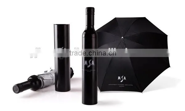 Logo Print Custom Wine Bottle Umbrella