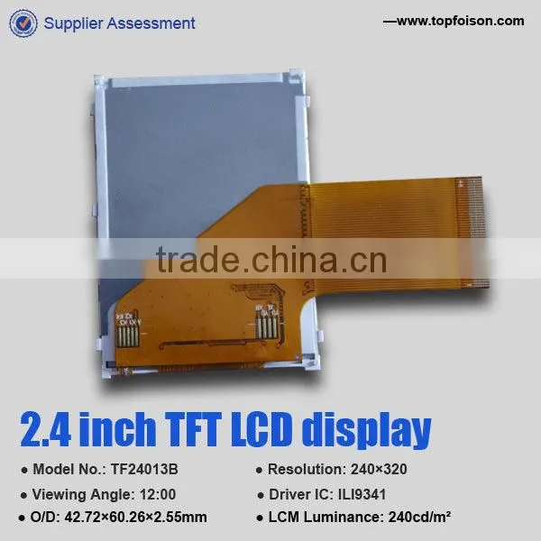 manufacturing qvga 2.4 inch touch lcd module 240*320 with resistive touch panel for medical device