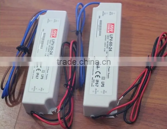 Type of Meanwell LPV 24V series led power supply transformers, power supplies, led inverter