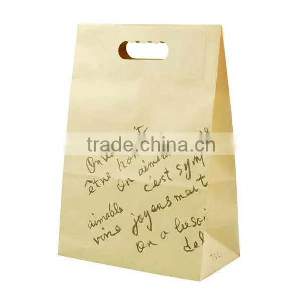 Customized paper gift bag&craft paper bag with your logo(Factory sale price)