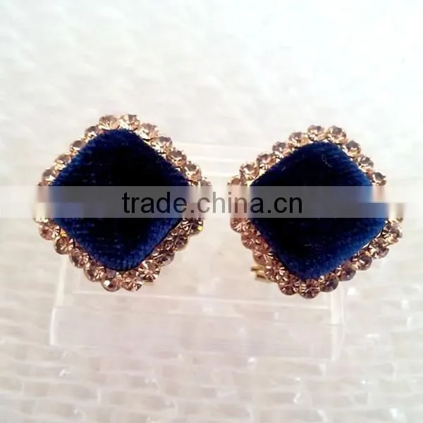 small quantitiy korean fancy flannelette diamond stud earrings