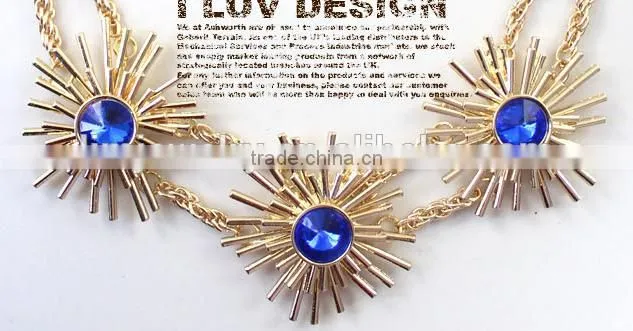 Nickel and lead free chunky statement necklace