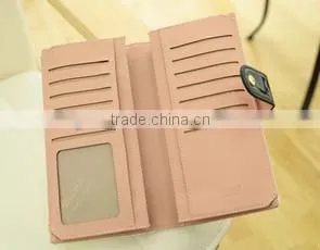 2014 sweet pu wallets with white color wholesale