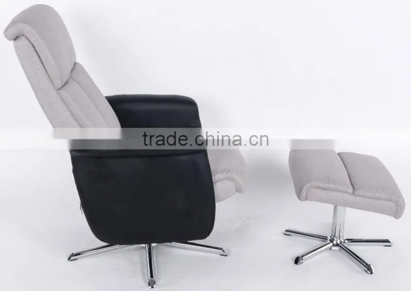 Hot selling extensible fabric recliner chair with ottoman NV-2771