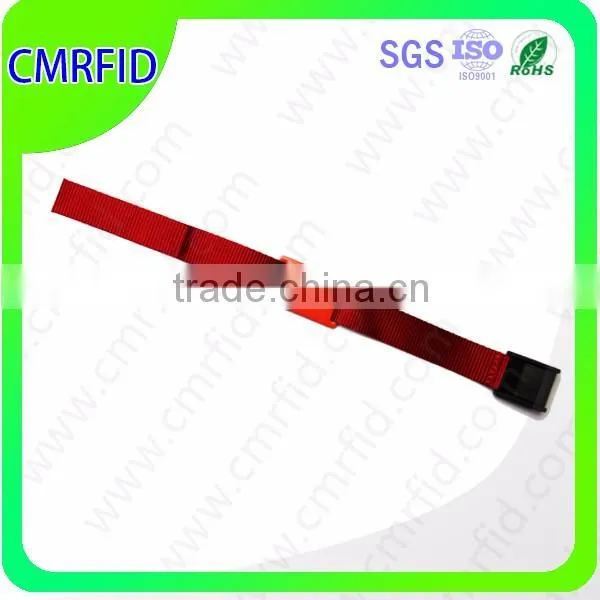New style personal nfc custom woven nylon wristband for events