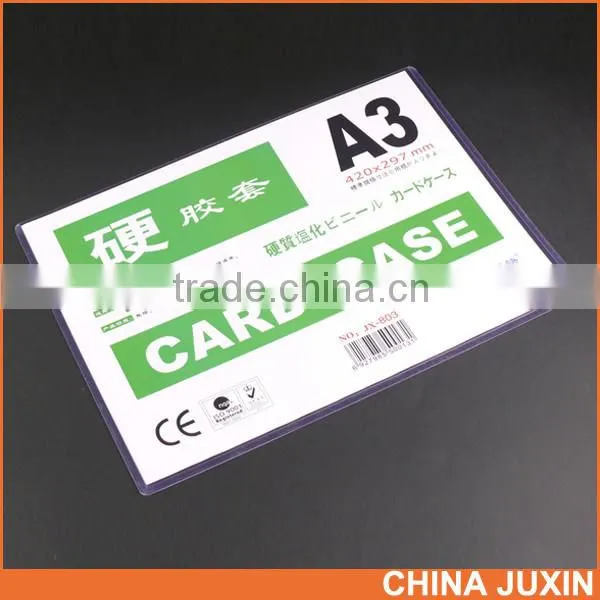 Hot Selling A3 PVC Card Case Rigid PVC Card Case