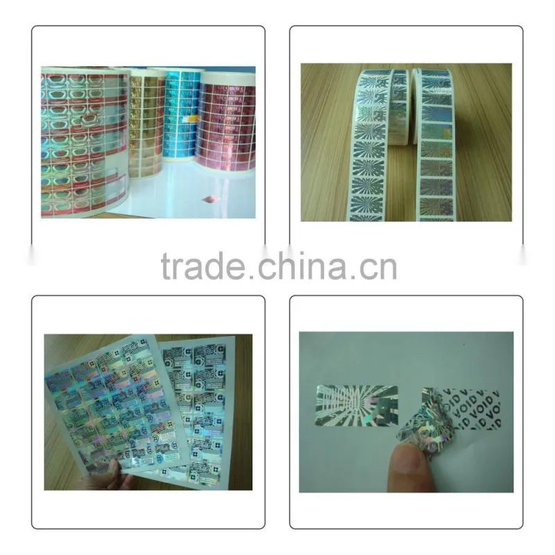 Hot sale custom security hologram stickers