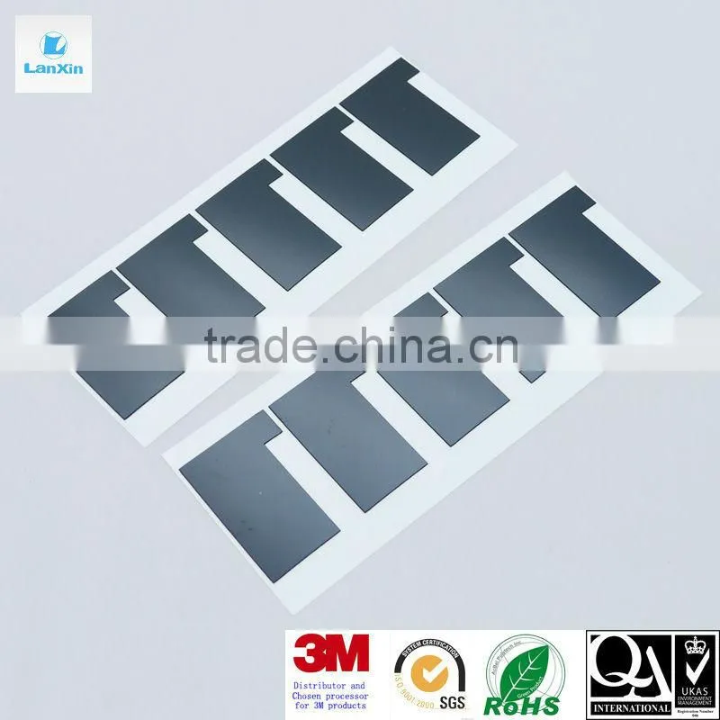Die cut fire resistant plastic PC sticker