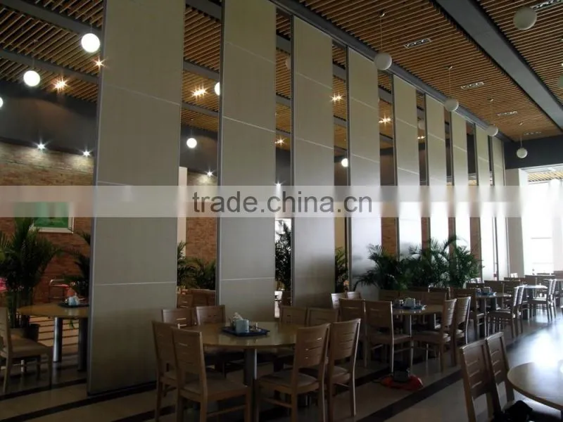 partition wall sliding door acoustic wall steel panel